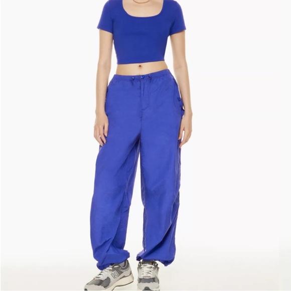 TNA Pants - TNA | Cobalt blue aviator parachute pants